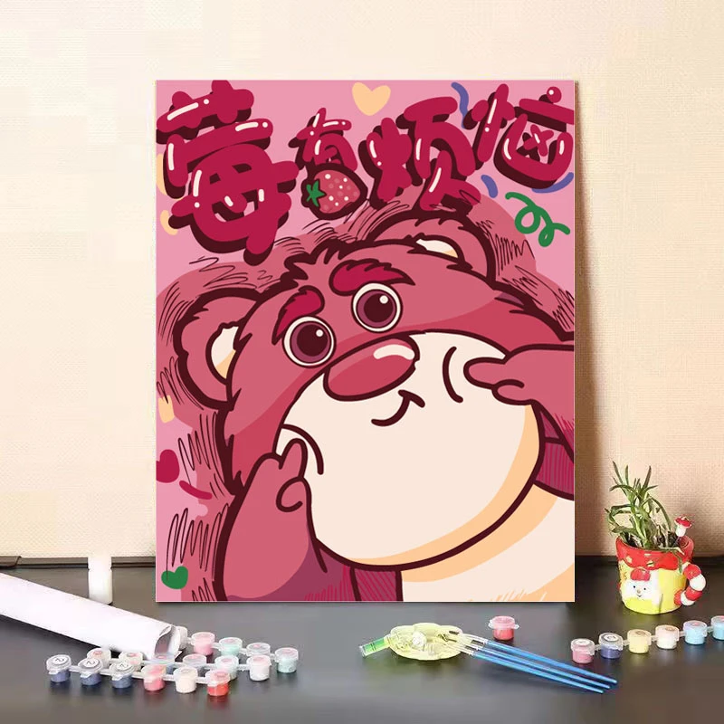 画航厂家diy数字油画手工绘画填充涂色高颜值ins客厅卧室装饰画