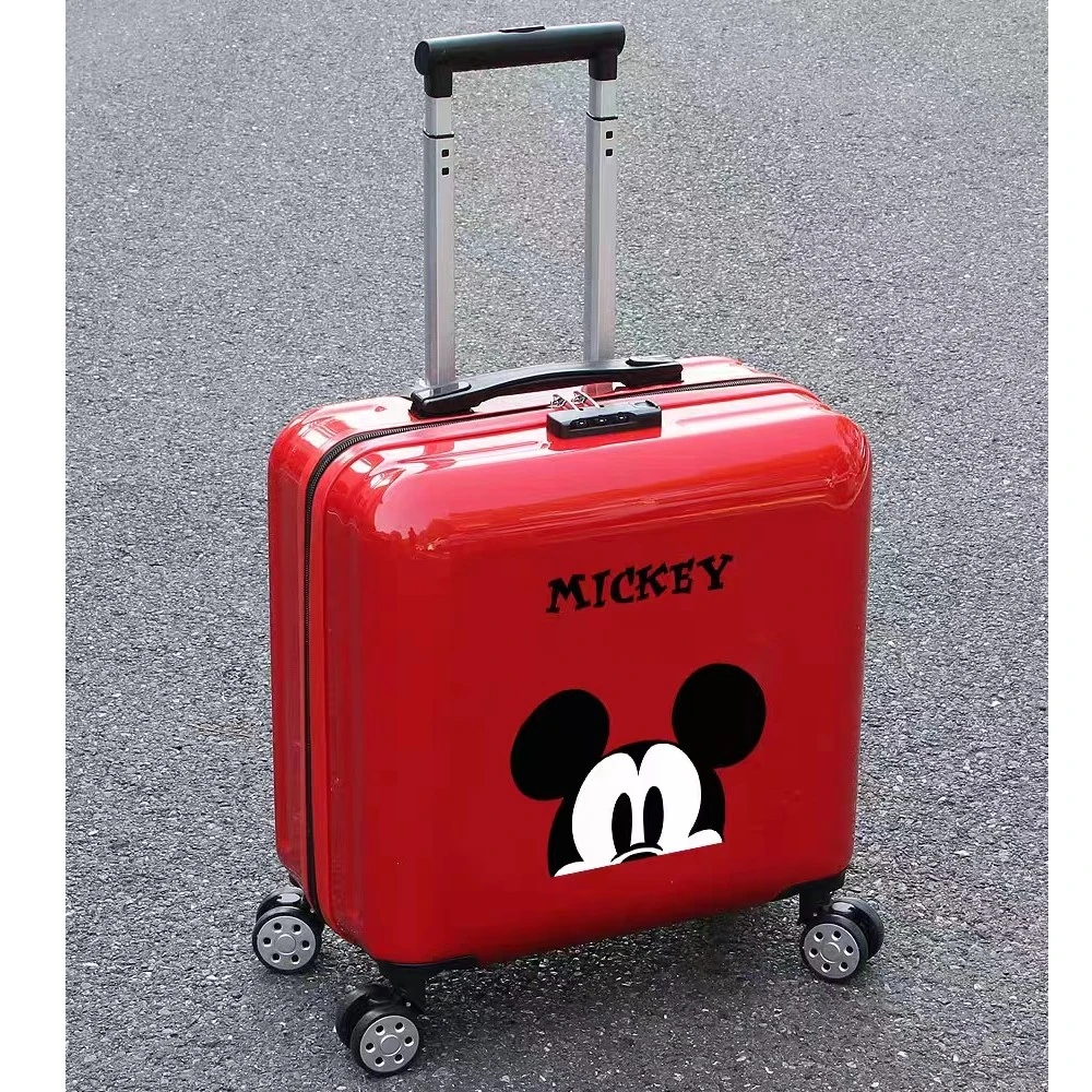拉杆箱卡通行李箱结实耐用18寸拉杆箱万向轮密码时尚拉杆不锈钢