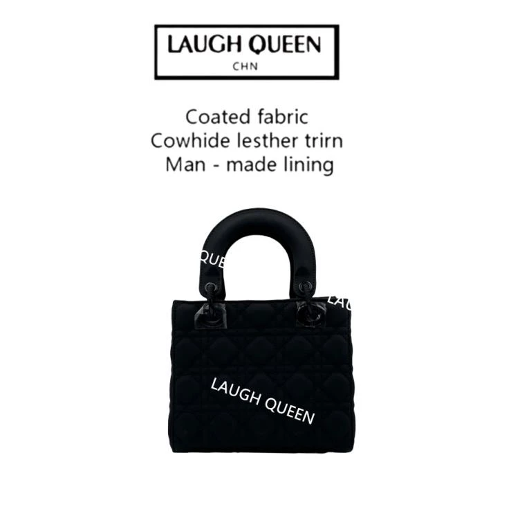 Laugh Queen新款带亮面手提包斜挎包羊哑磨砂