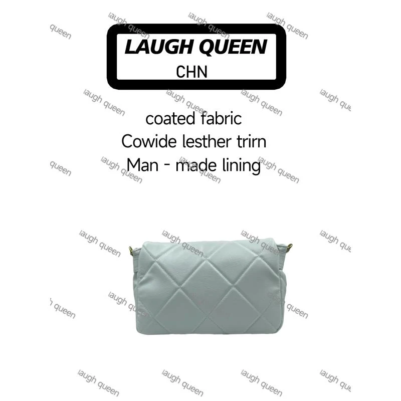 Laugh Queen手工打造真皮女士新款包门大白色