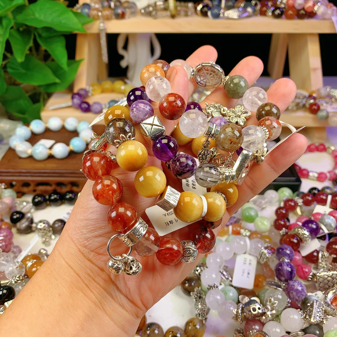 原创天然水晶手链手串 多样性发其一