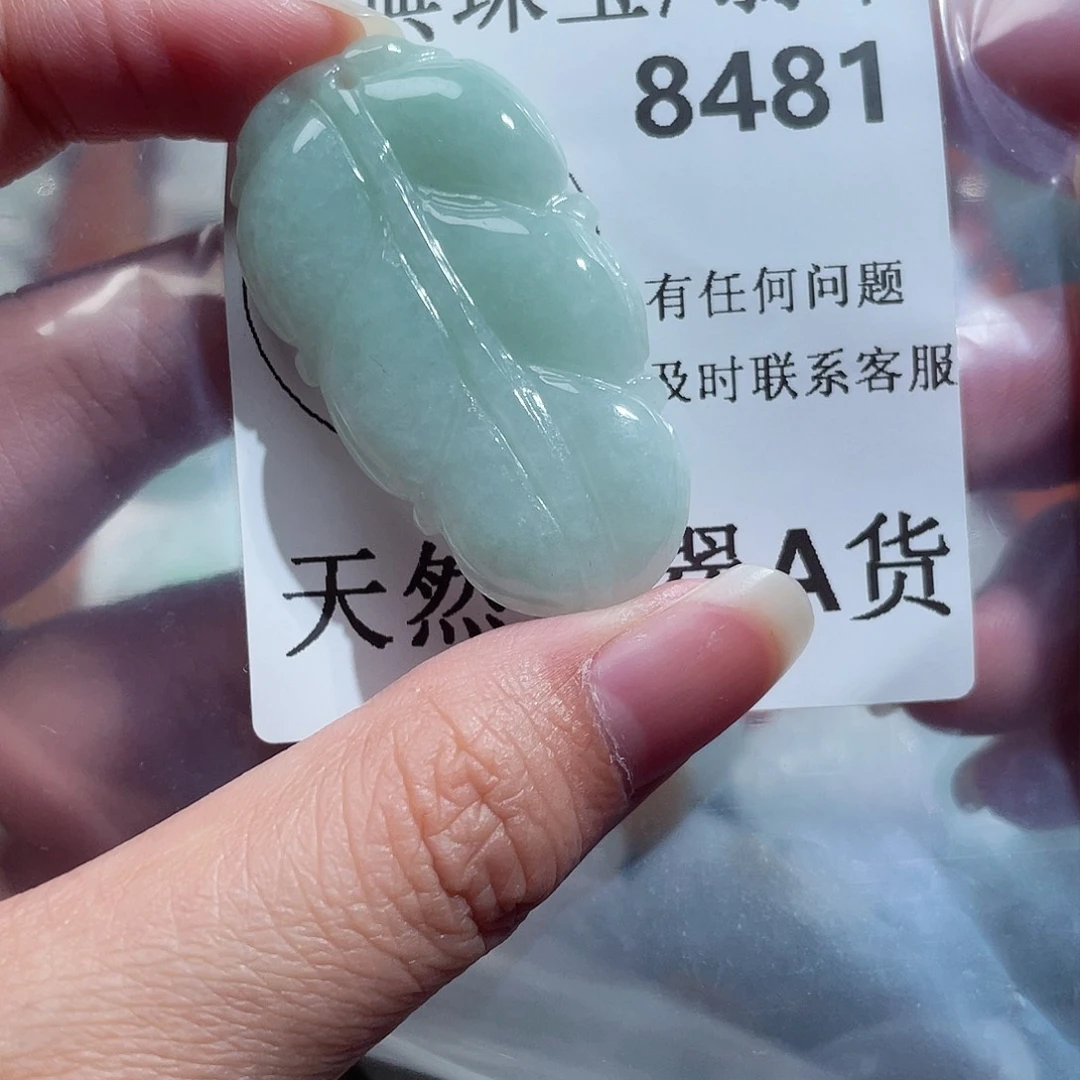 翡翠颈饰未镶嵌8481。