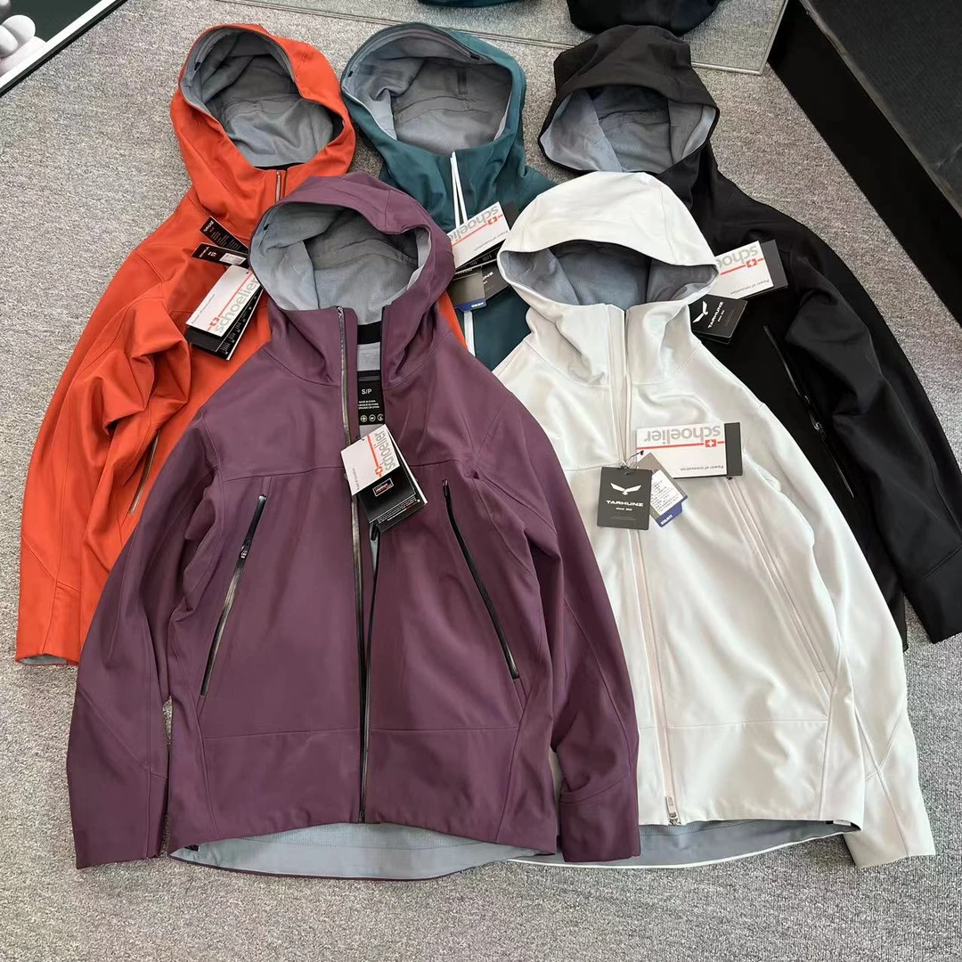 德单户外 2000多品质 防风防雨 男女户外连帽软壳冲锋衣