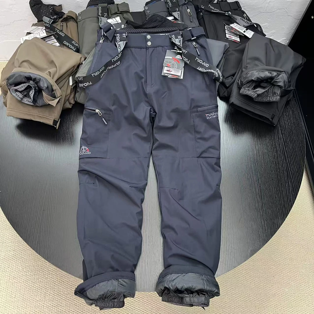 俄单大牛货！神之单品 特厚保暖男士防风防水户外滑雪裤