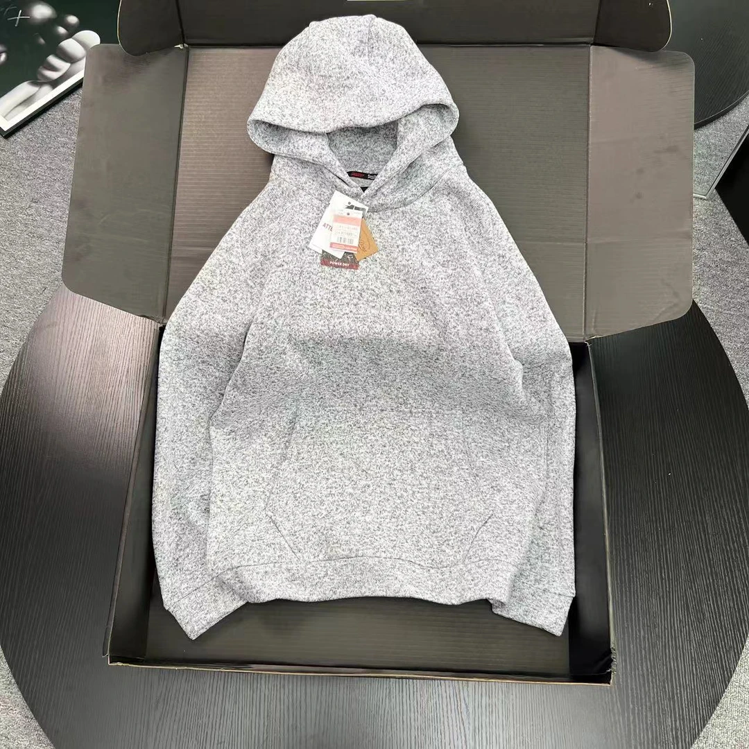 日单 品质超好 加绒加厚 男女秋冬针织套头卫衣