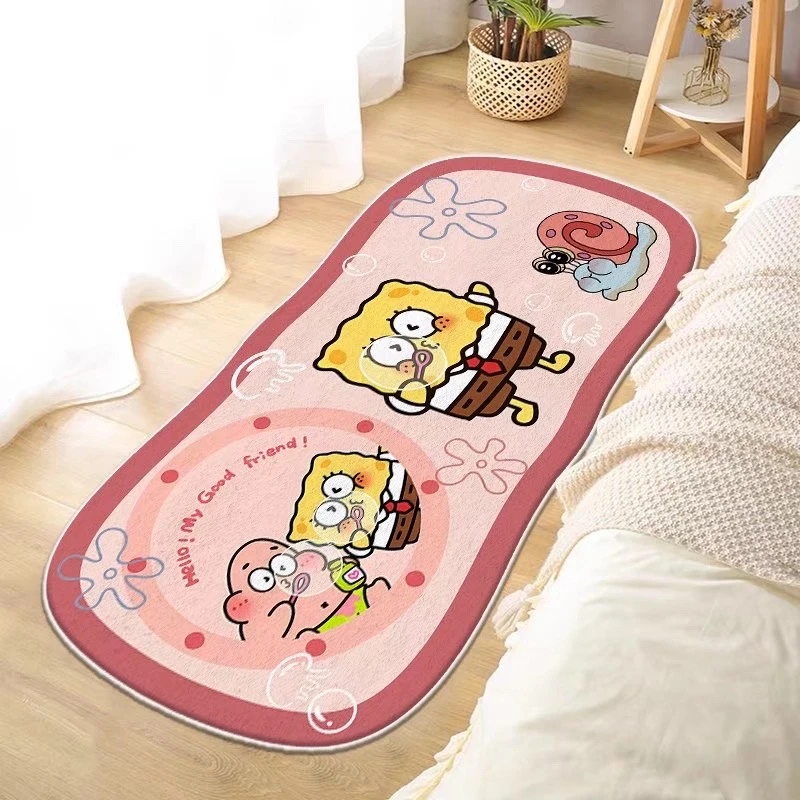 可爱卡通仿羊绒柔软亲肤好打理加厚床边床尾儿童无异味室内地毯
