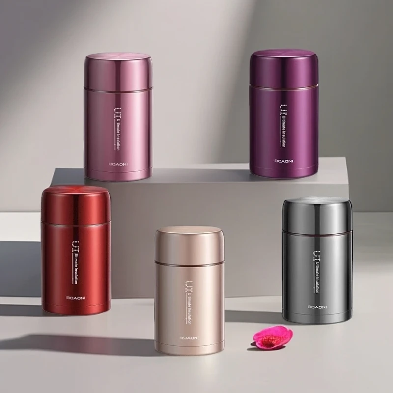 博奥尼BOAONI闷烧杯不锈钢闷烧怀保温饭盒桶便携焖烧壶罐锅煮粥熊