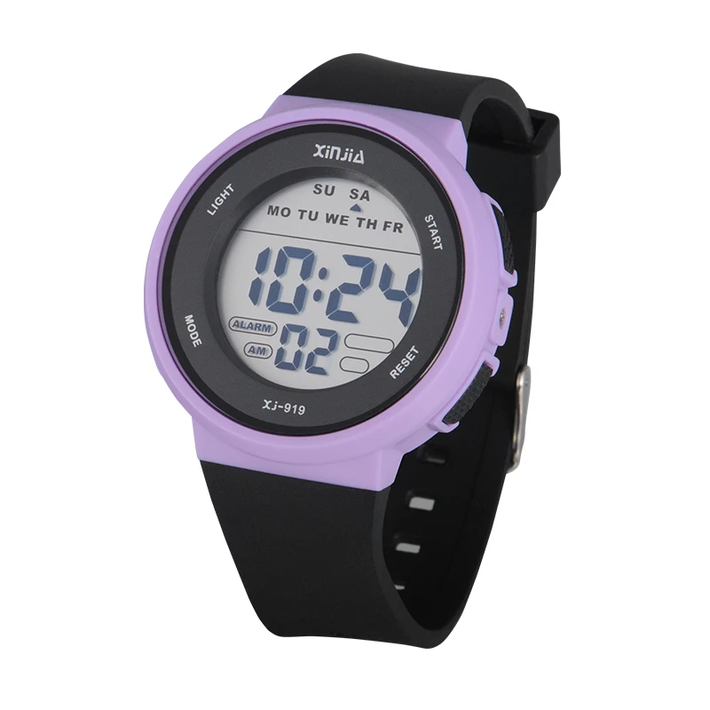 信佳儿童手表女孩男孩小学初中学生简约可拆卸设计防水电子表