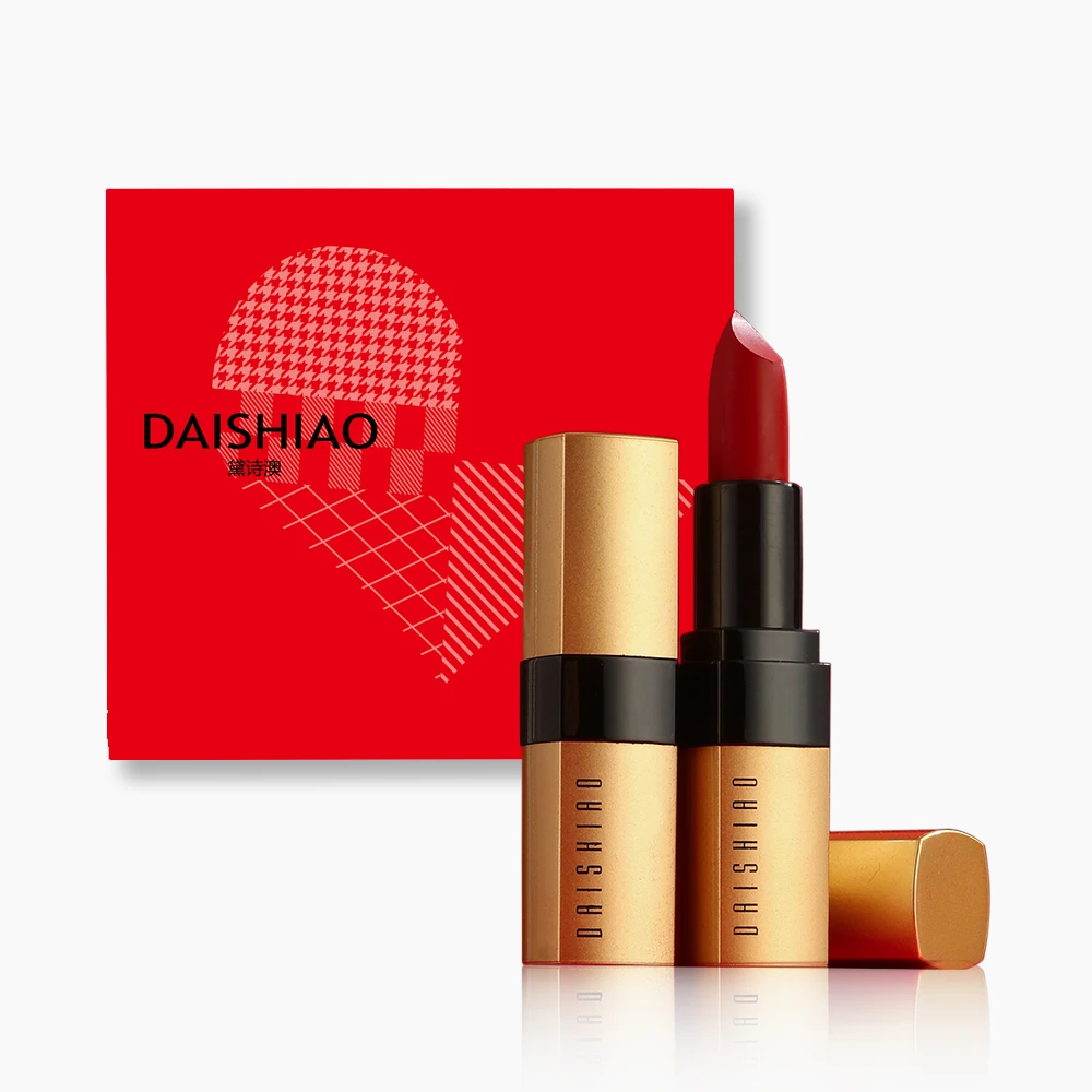 黛诗澳时刻当红哑光丝绒口红3支礼盒装