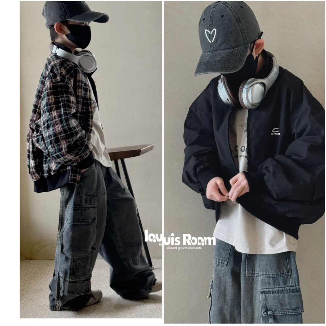 &苏珊&2024新款两面穿外套棒球服夹克外套