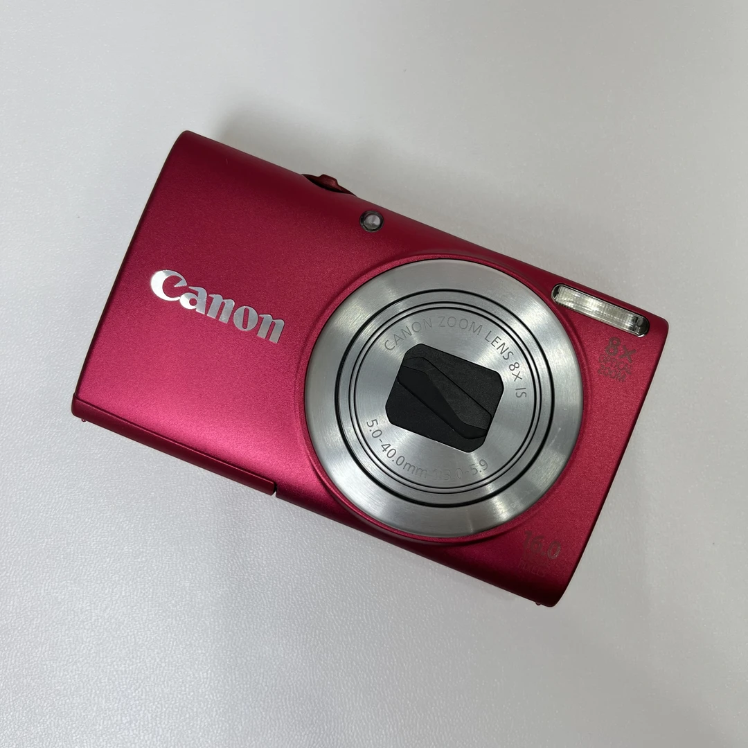 95新 Canon/佳能 a4000红色1610万像素8倍变焦ccd数码相机
