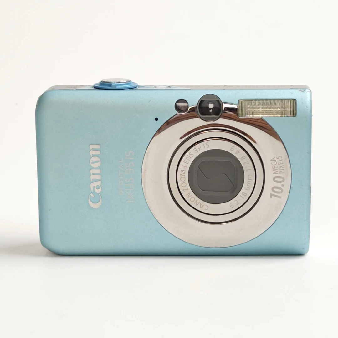 95新 Canon/佳能 ixus95蓝色一千万像素3倍变焦ccd数码相机