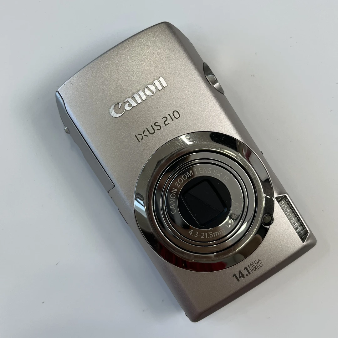 95新 Canon/佳能 ixus210银色1410万像素5倍变焦ccd数码相机
