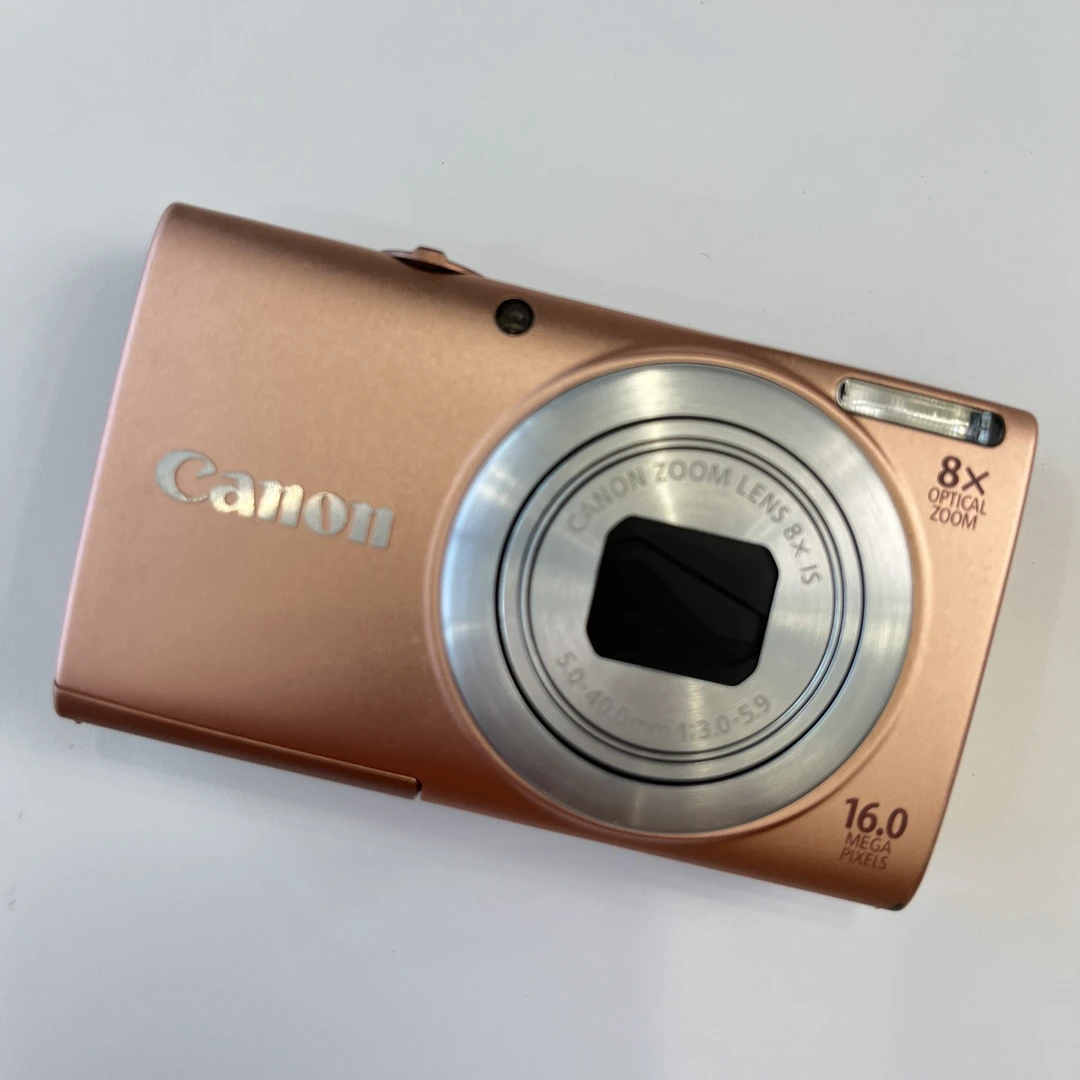 95新 Canon/佳能 a4000藕粉1600万像素8倍变焦ccd数码相机