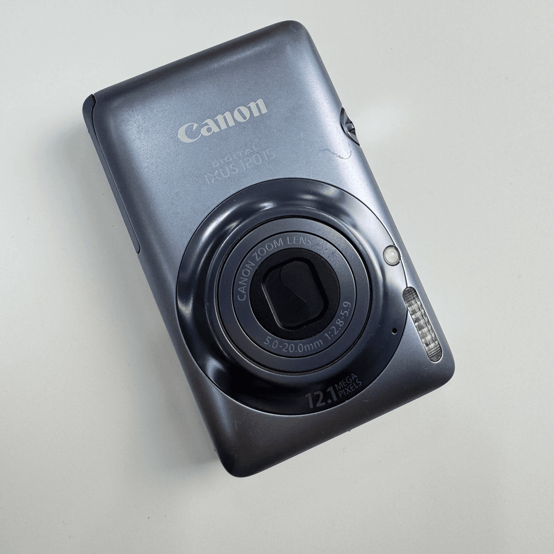 95新 Canon/佳能 ixus120蓝色1210万像素4倍变焦ccd数码相机