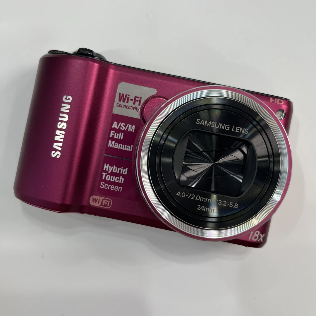 95新 Samsung/三星 wb200触屏长焦1400万像素18倍变焦ccd数码相机