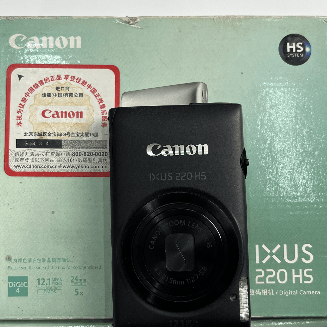 95新 Canon/佳能 ixus220原盒1210万像素5倍变焦ccd数码相机