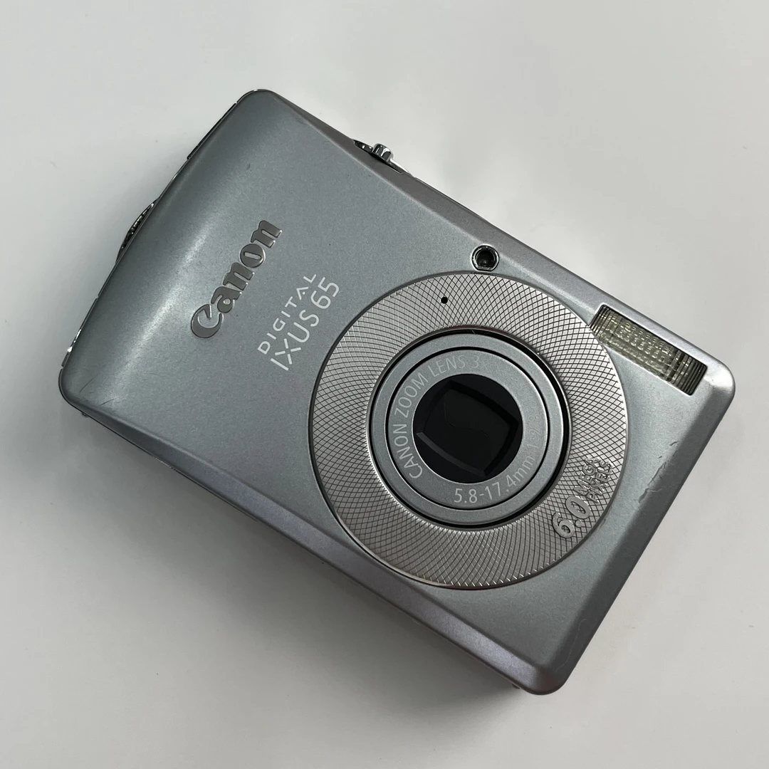 9新 Canon/佳能 ixus65银色600万像素3倍变焦ccd数码相机