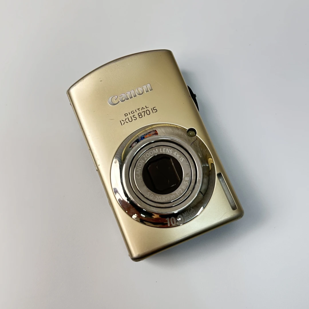 95新 Canon/佳能 ixus870金色一千万像素4倍变焦ccd数码相机
