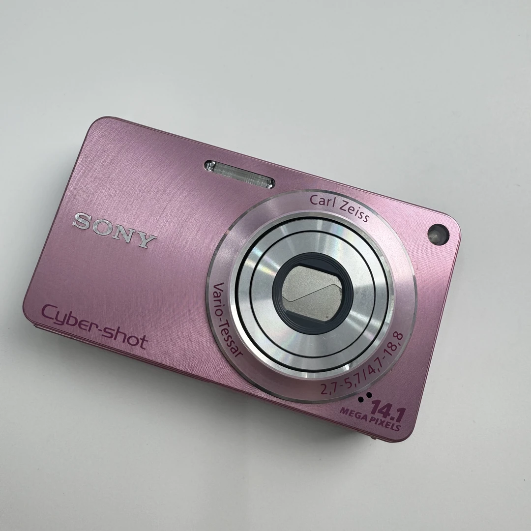 95新 Sony/索尼 w350粉色1410万像素4倍变焦ccd数码相机