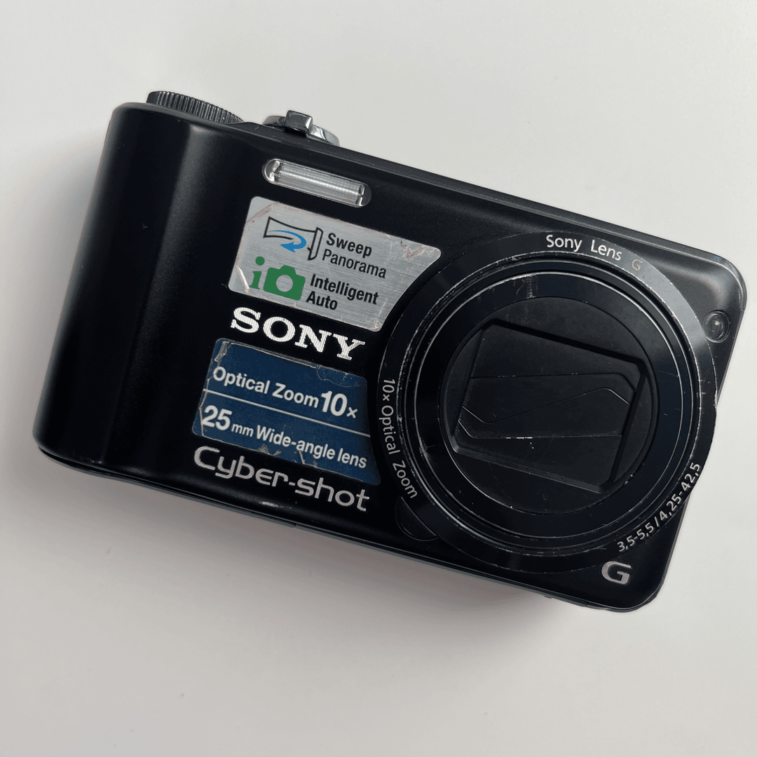 95新 Sony/索尼 h55黑色1410万像素10倍变焦ccd数码相机