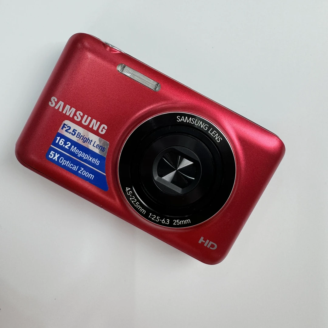 95新 Samsung/三星 es95红色1610万像素5倍变焦ccd数码相机