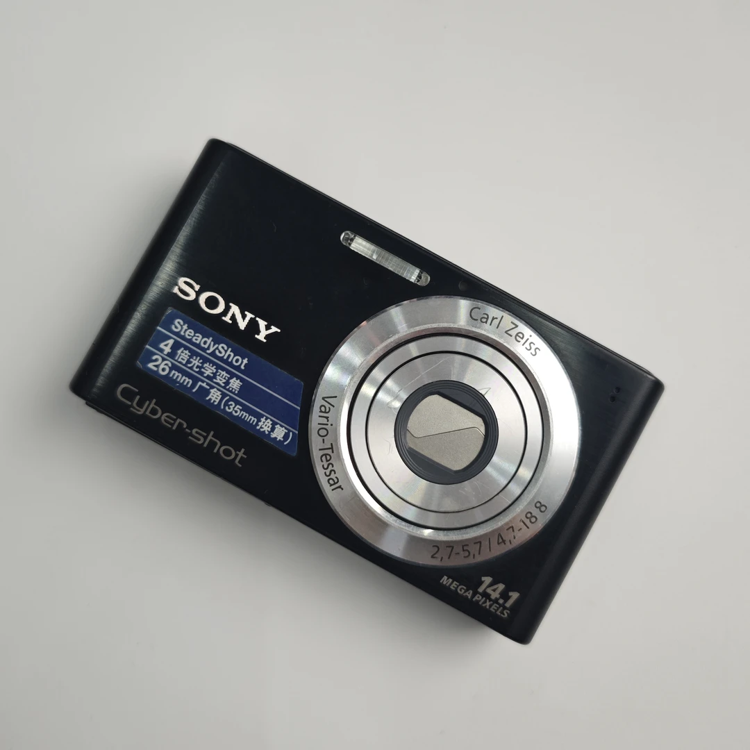 95新 Sony/索尼 w320黑色1410万像素4倍变焦ccd数码相机