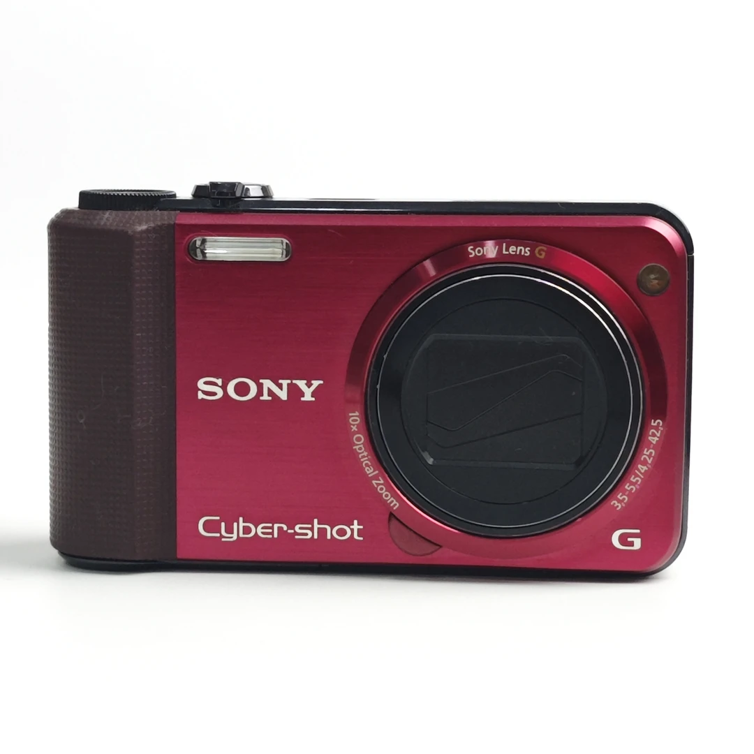 95新 Sony/索尼 hx7红色拍人拍景1620万像素10倍变焦数码相机