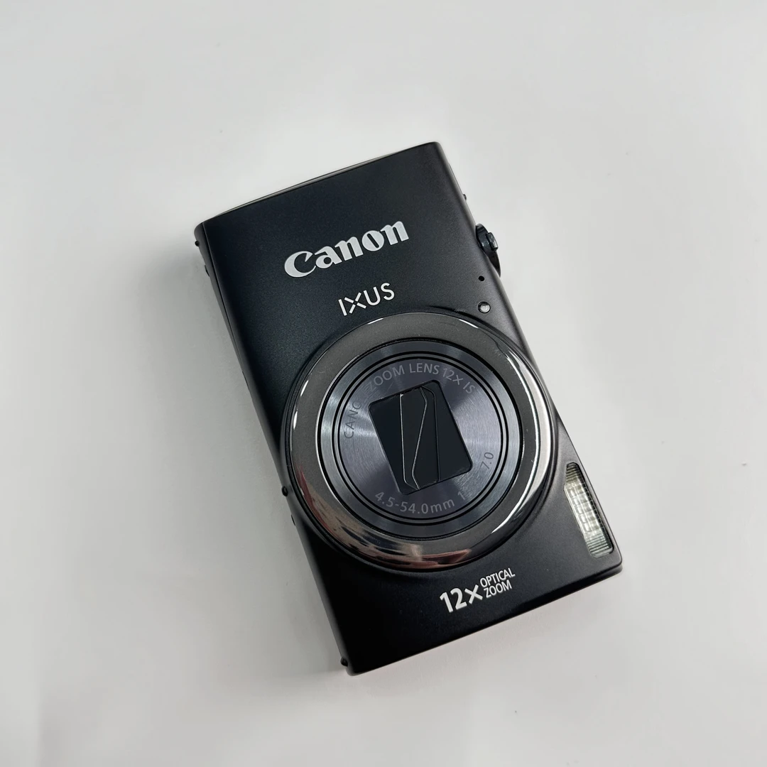 95新 Canon/佳能 ixus265黑色1600万像素12倍变焦ccd数码相机