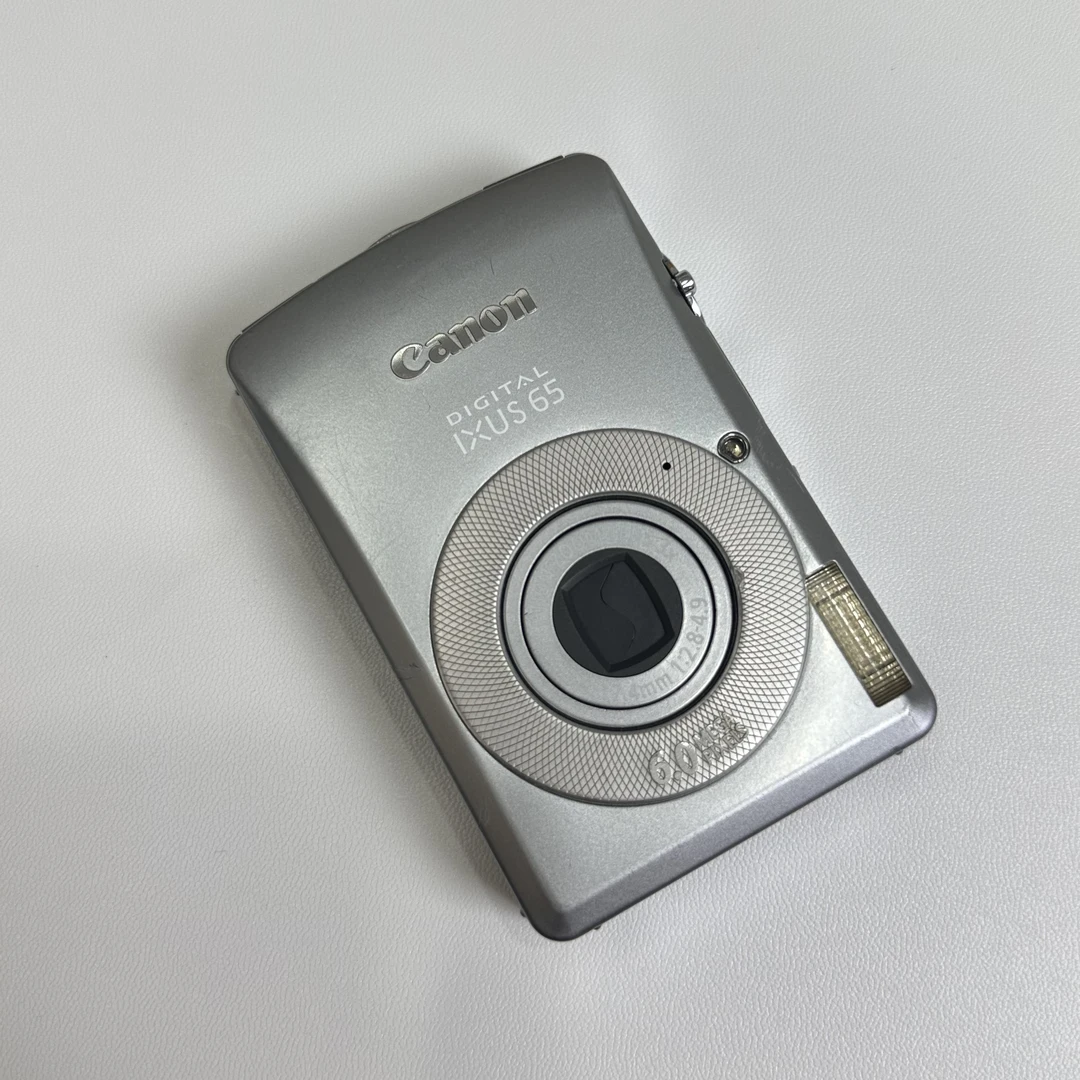 95新 Canon/佳能 ixus65银色600万像素3倍变焦ccd数码相机
