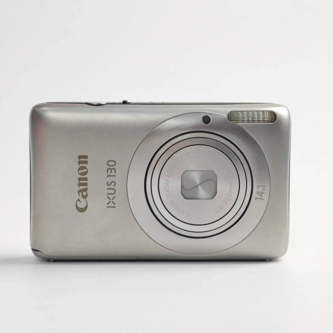 95新 Canon/佳能 ixus130银1410万像素4倍光学变焦数码相机