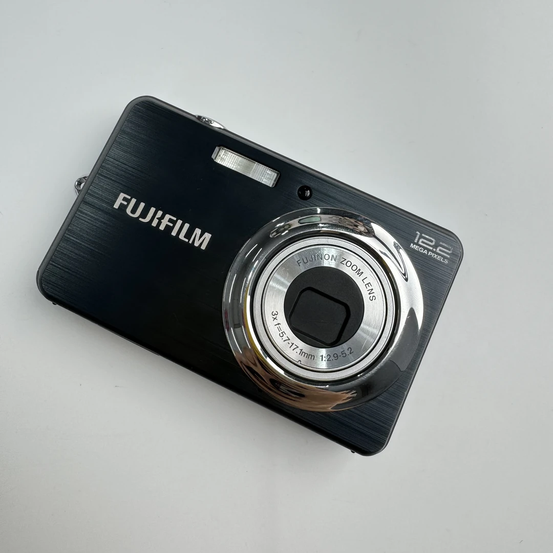 95新 Fujifilm/富士 j38黑色1200万像素3倍变焦ccd数码相机