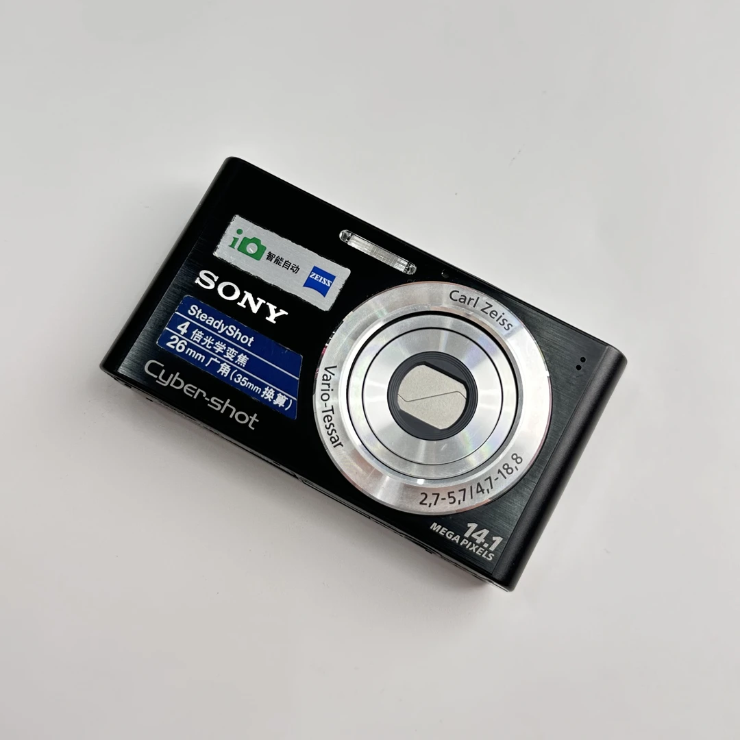 95新 Sony/索尼 w320黑色1410万像素4倍变焦ccd数码相机