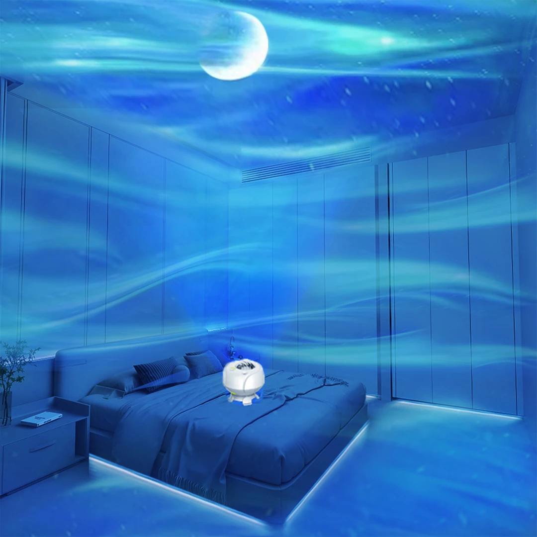 三代梦幻北极光星空灯直播投影灯氛围灯卧室灯具灯饰客厅灯具灯饰