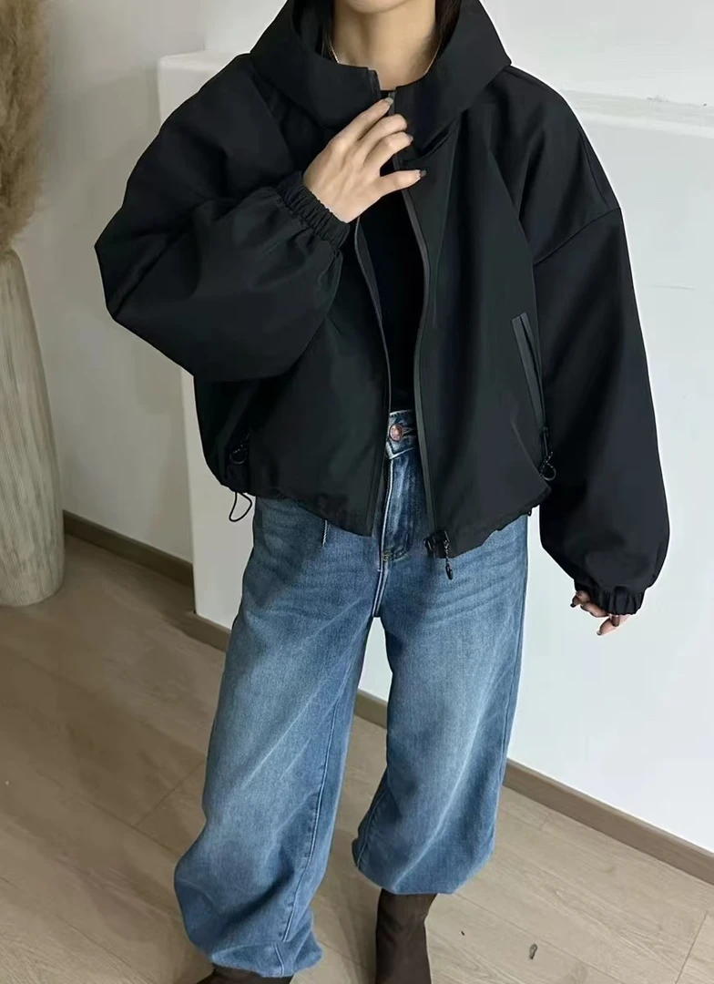 秋冬001-100省心穿搭百搭短款时尚休闲小众女装