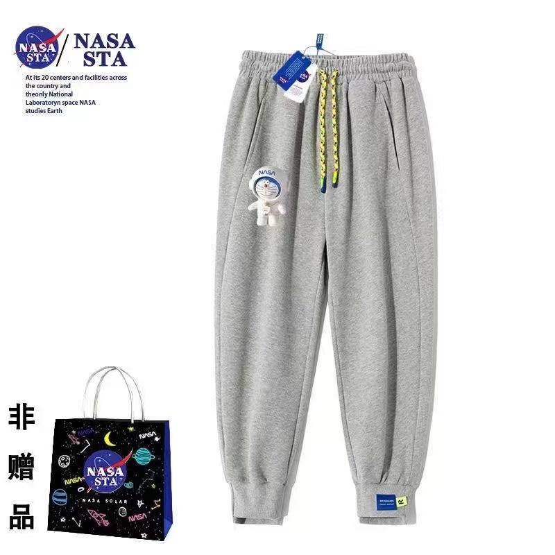 【新尧星选】NASA 联名新款潮牌宽松高街束脚休闲运动卫裤