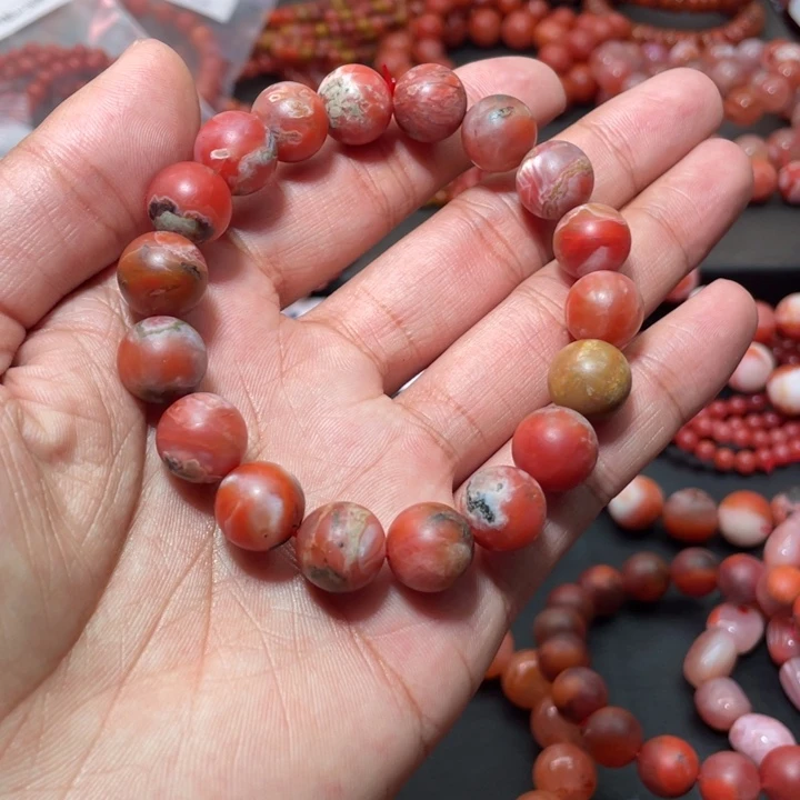 南红玛瑙手串未镶嵌