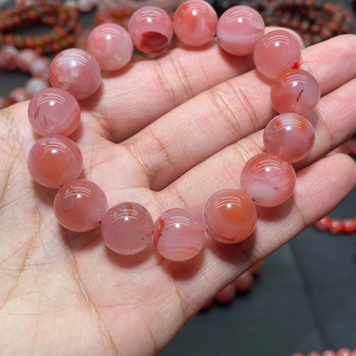 南红玛瑙手串未镶嵌