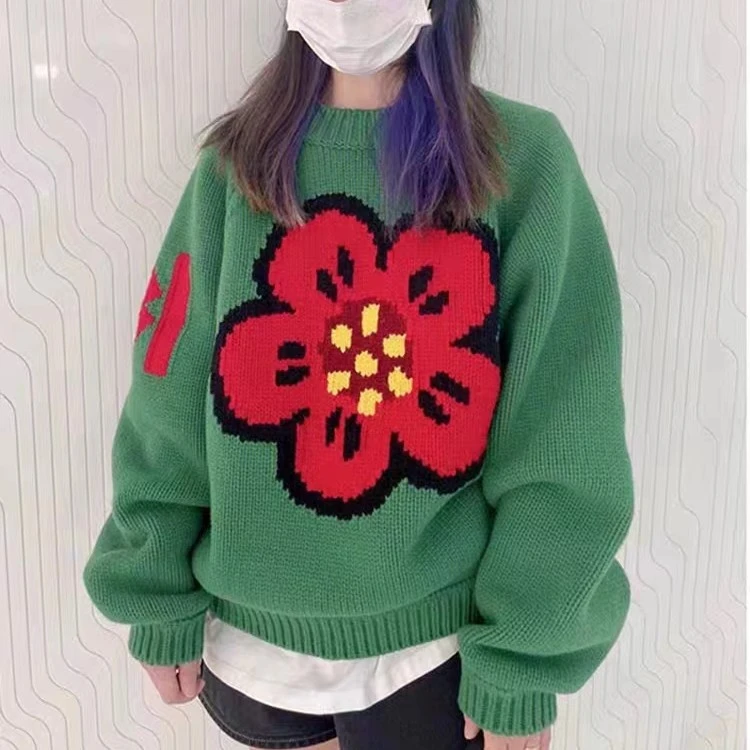 【落落大方】女童毛衣23秋冬新款儿童韩版洋气针织衫中大童毛衣