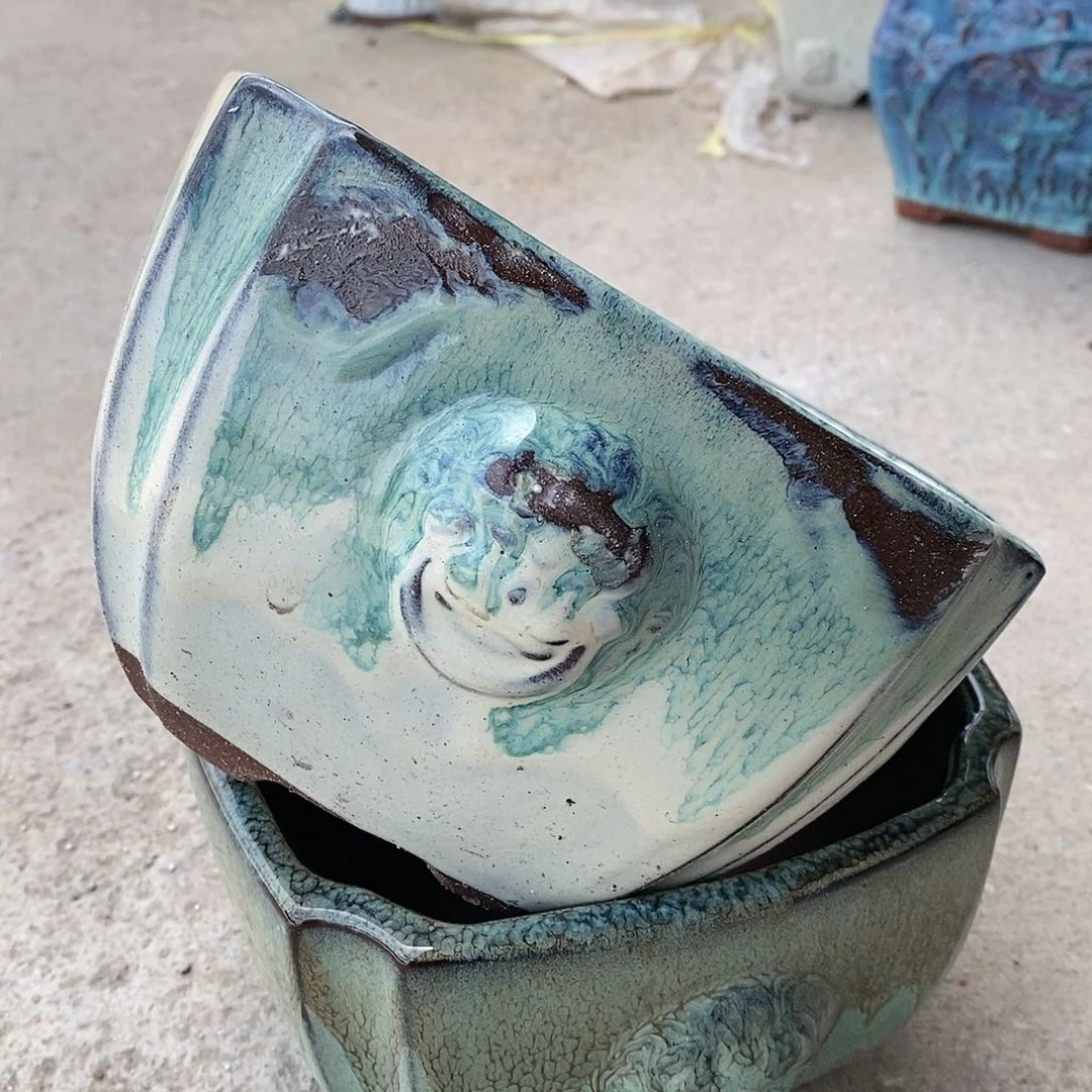 红陶20CM（含）-50CM（不含）瑕疵18-12两个