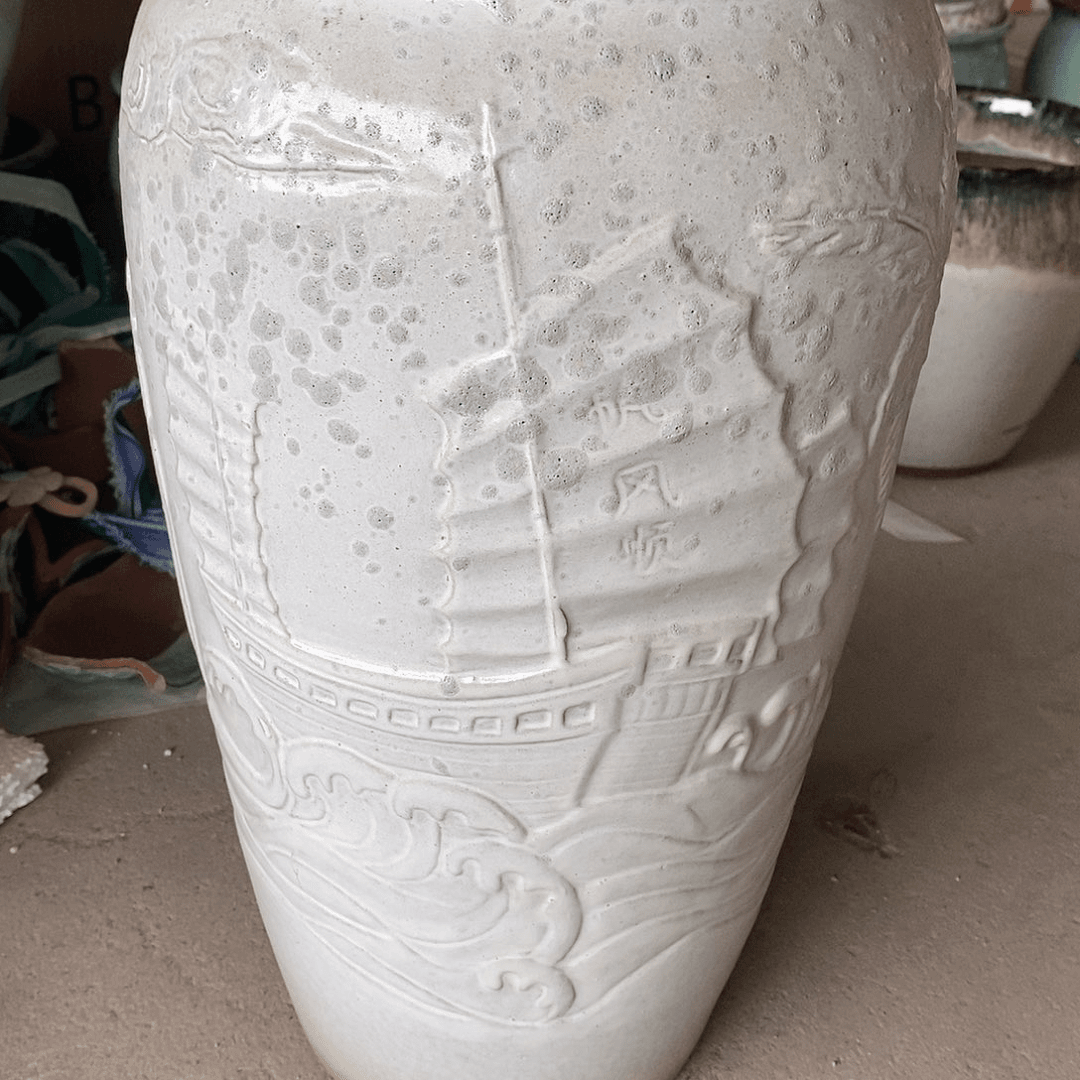 红陶20CM（含）-50CM（不含）瑕疵20-41一个