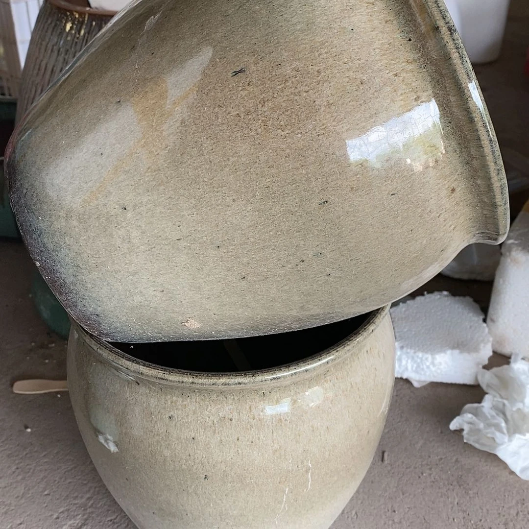 红陶20CM（含）-50CM（不含）瑕疵19-21两个