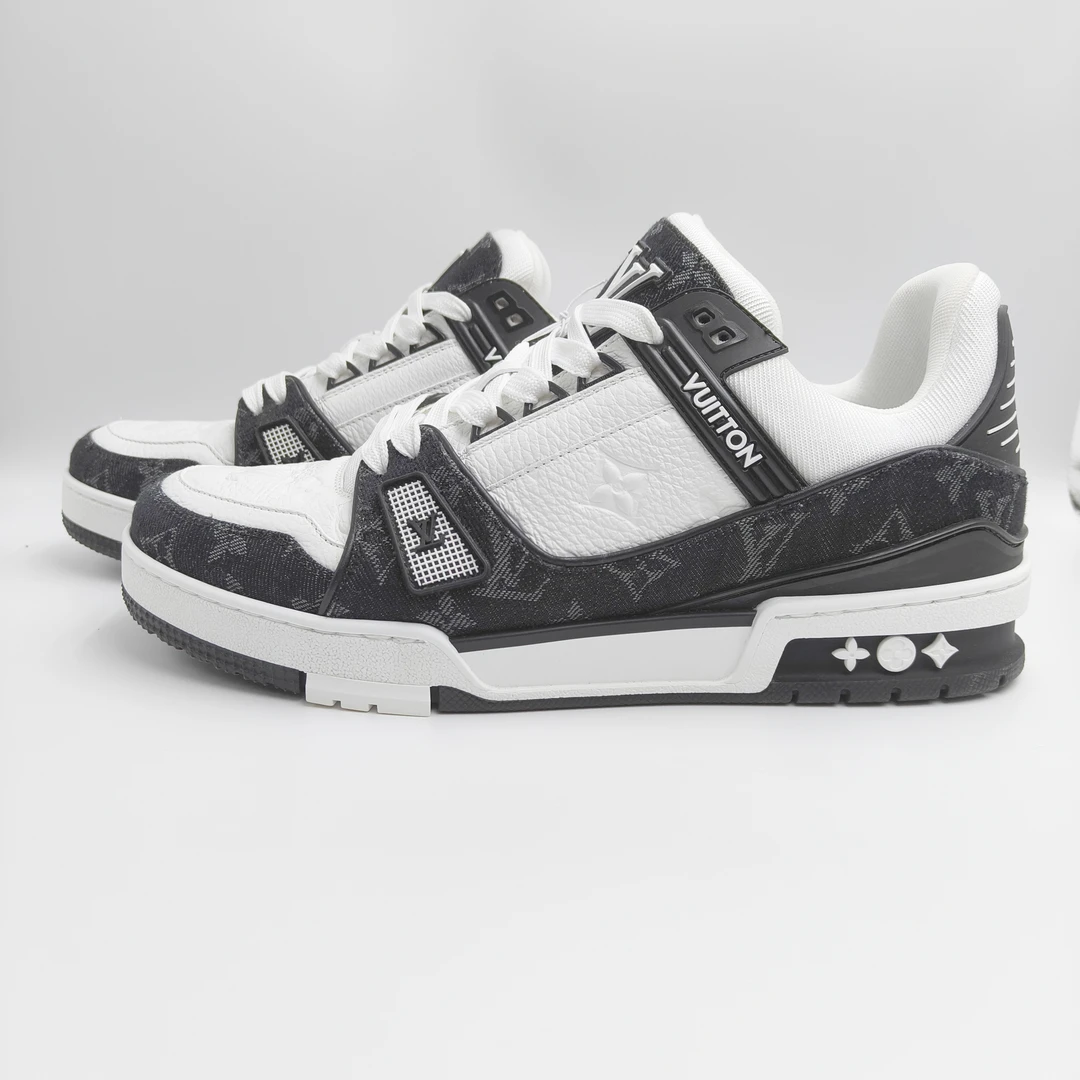 路易威登/Louis Vuitton/7码/41码/黑白牛仔压纹/非全新