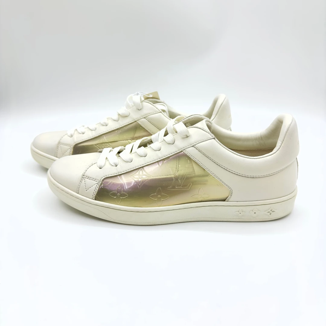 路易威登/Louis Vuitton/5.5码/39.5码/白色透明pvc板鞋/非全新