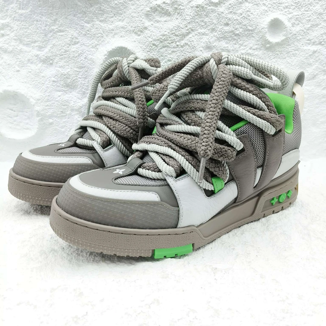 路易威登/Louis Vuitton/5码/39码/Skate灰绿面包鞋/非全新