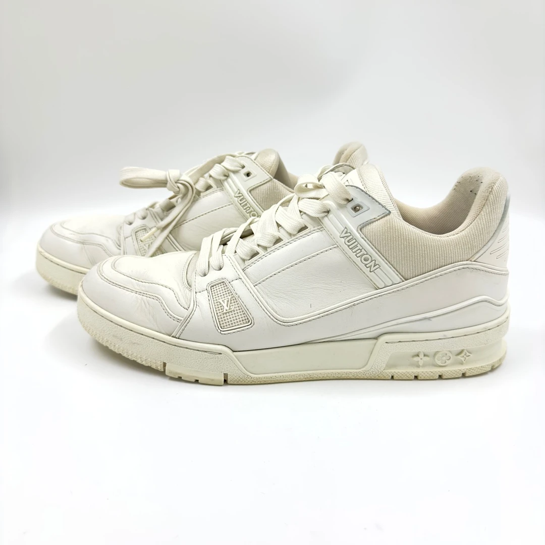 路易威登/Louis Vuitton/8码/42码/纯白trainer鞋/非全新