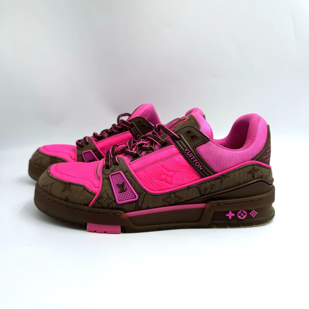路易威登/Louis Vuitton/7.5码/41.5码/粉棕色trainer/成色自定义