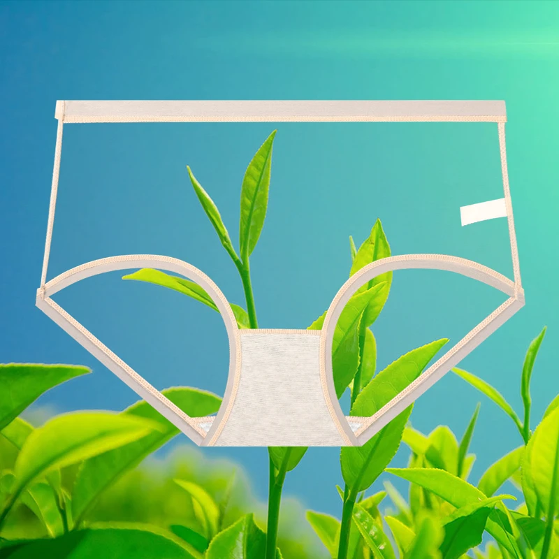 女士内裤夏季超薄透气无痕丝滑性感透明诱惑舒适火辣低腰三角裤头