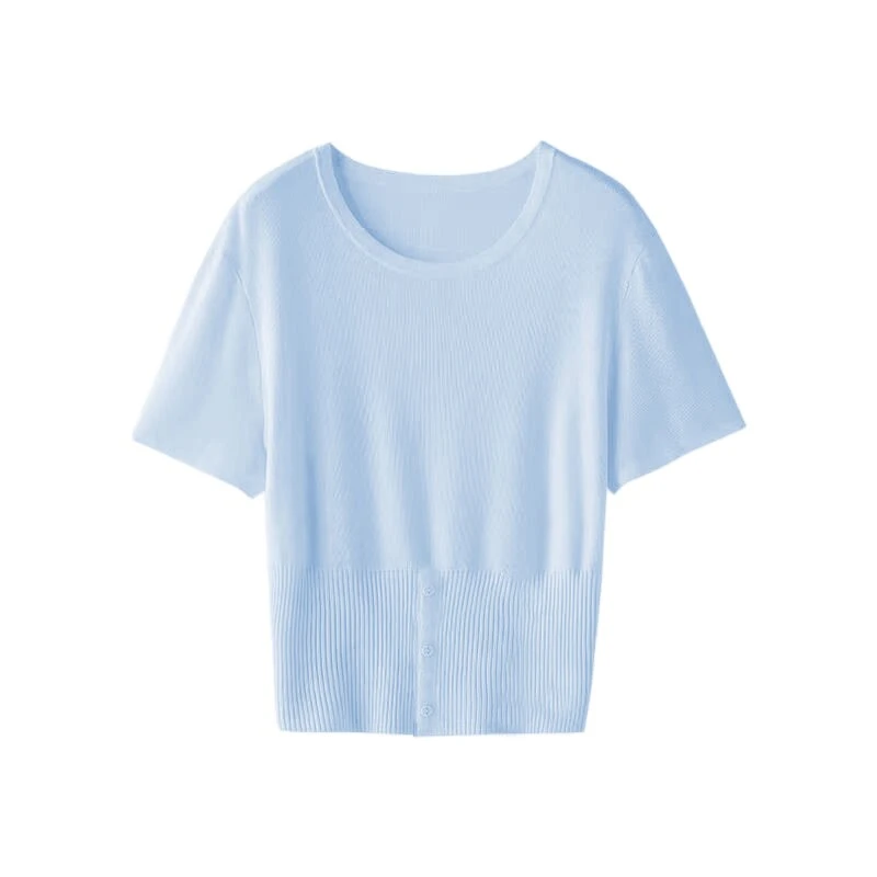 蚕丝混纺短袖p02