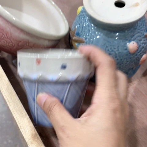 陶瓷20CM以下冰淇淋紫色